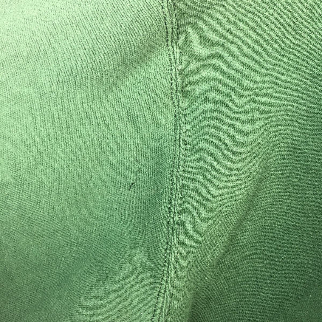 Vintage 90'S adidas Team pullover sweatshirt, USA made, men's size L cotton Green type dark green Vintage Second Hand