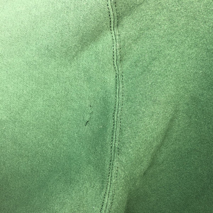 Vintage 90'S adidas Team pullover sweatshirt, USA made, men's size L cotton Green type dark green Vintage Second Hand