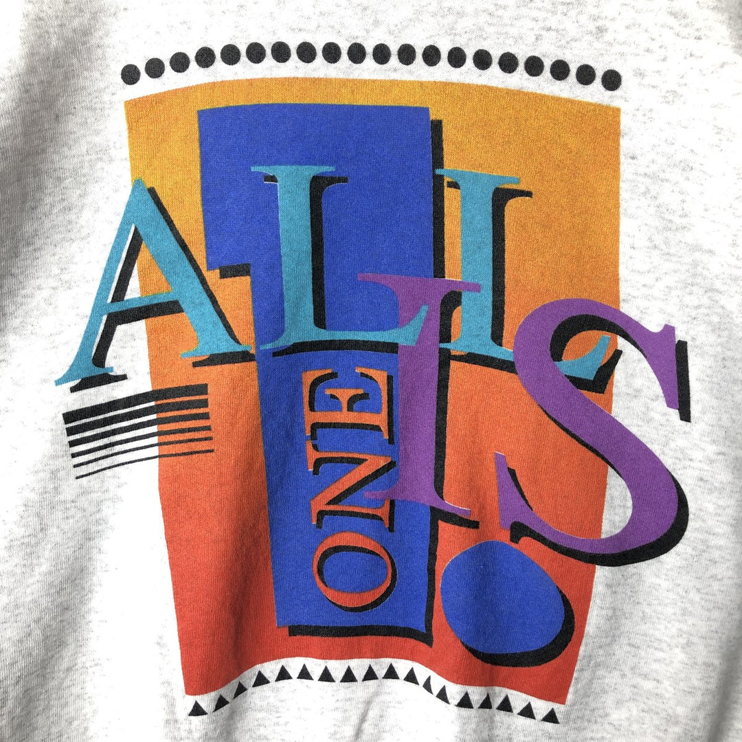 90'S Hard Rock Cafe Advertising Sweatshirt, Made in USA, Vintage, Men's, Size XL polyester gray type Vintage Second Hand
