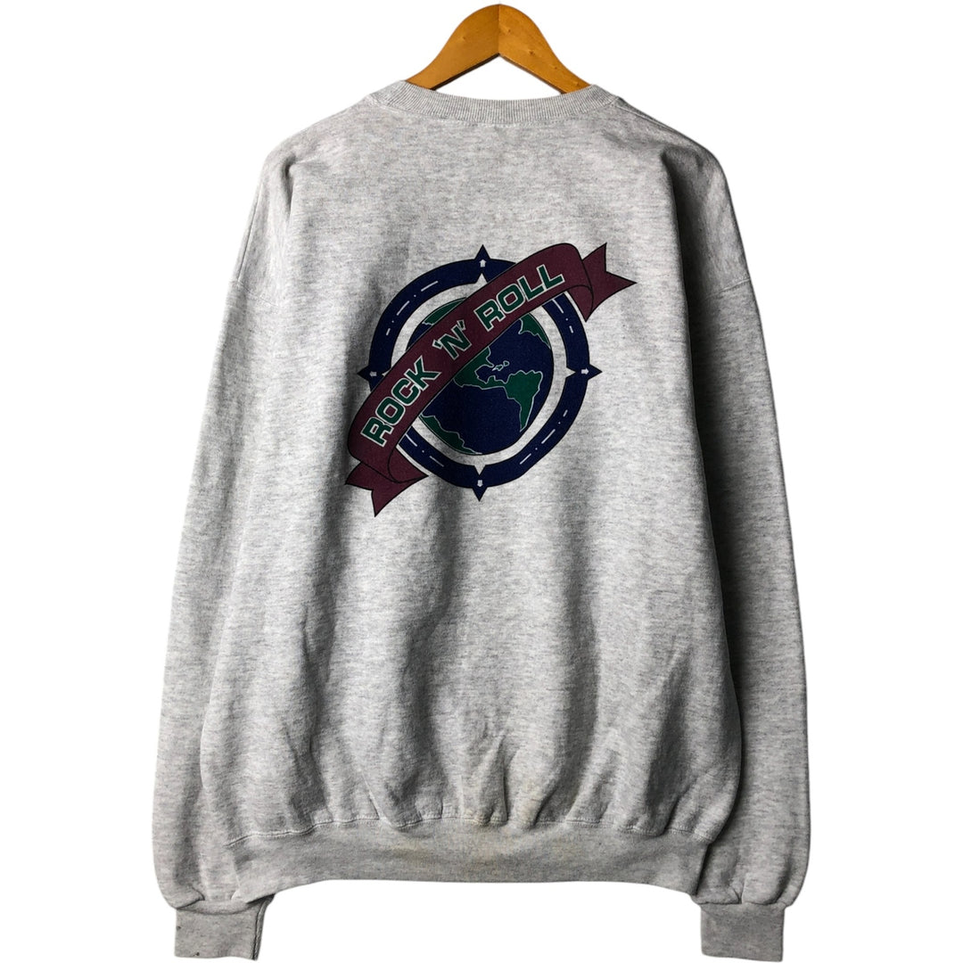 90'S Hard Rock Cafe Advertising Sweatshirt, Men's, Size XL, Vintage polyester gray type Vintage Second Hand