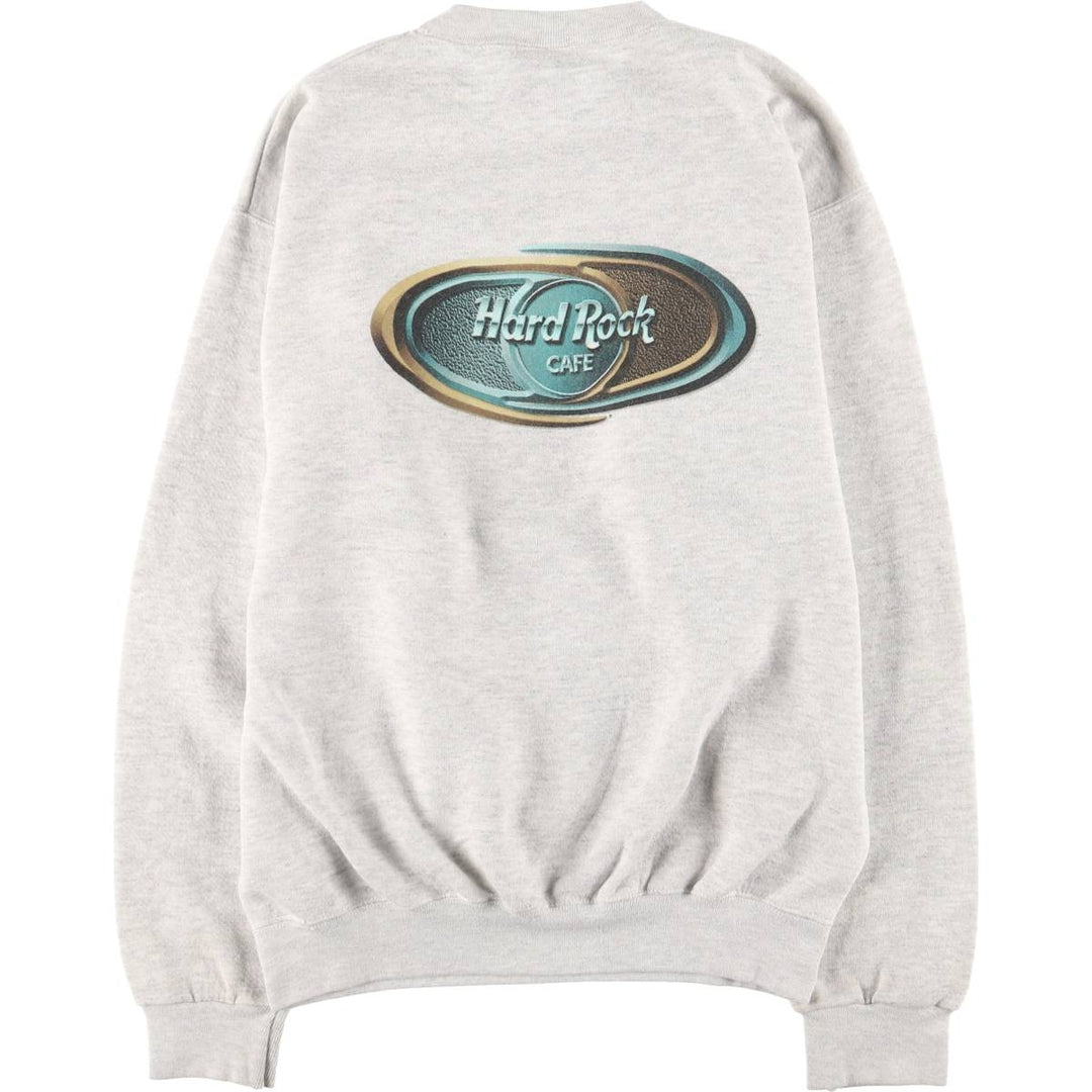 Hard Rock Cafe Advertising Sweatshirt, Men's Size M polyester gray type Vintage Second Hand