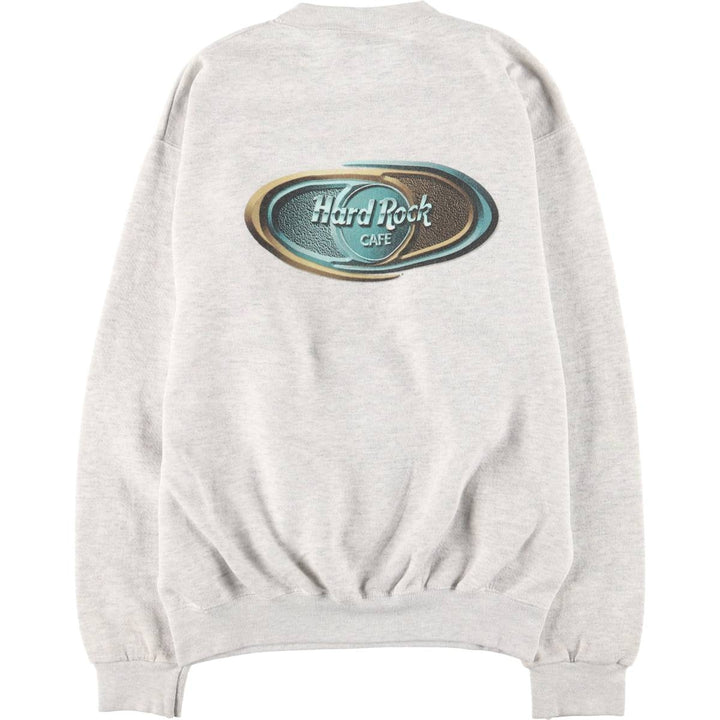 Hard Rock Cafe Advertising Sweatshirt, Men's Size M polyester gray type Vintage Second Hand