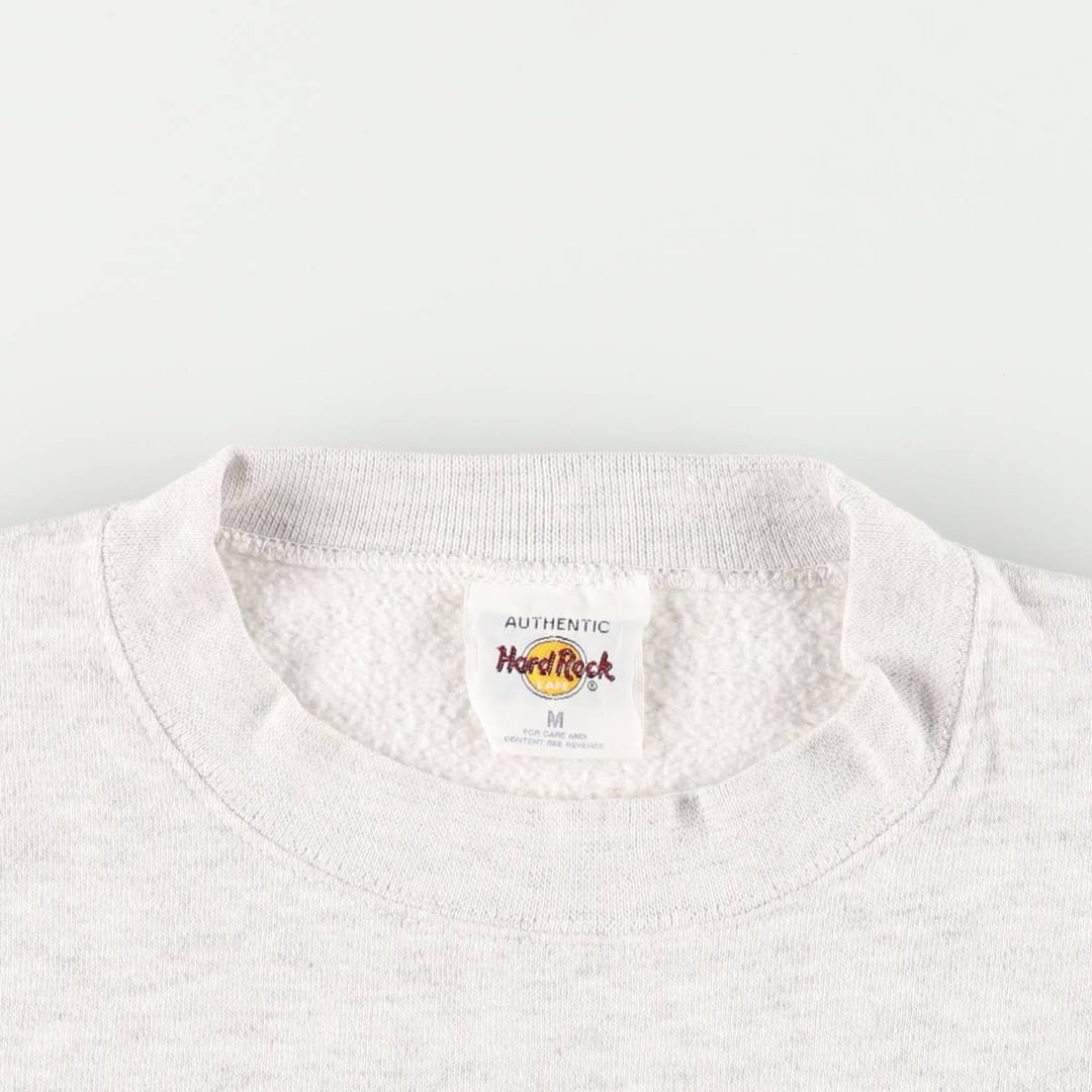 Hard Rock Cafe Advertising Sweatshirt, Men's Size M polyester gray type Vintage Second Hand
