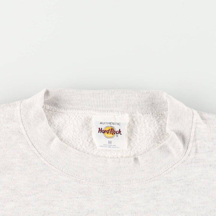 Hard Rock Cafe Advertising Sweatshirt, Men's Size M polyester gray type Vintage Second Hand