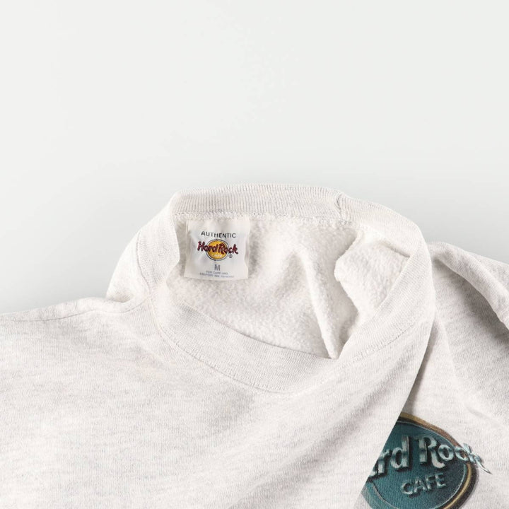 Hard Rock Cafe Advertising Sweatshirt, Men's Size M polyester gray type Vintage Second Hand