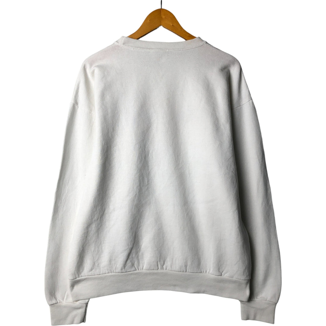 90'S Hard Rock Cafe Advertising Sweatshirt, Men's, Size L, Vintage polyester white type Vintage Second Hand