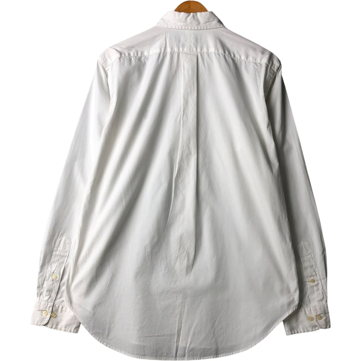 Ralph Lauren Classic Fit Long Sleeve Button Down Shirt Men's M cotton white type Vintage Second Hand