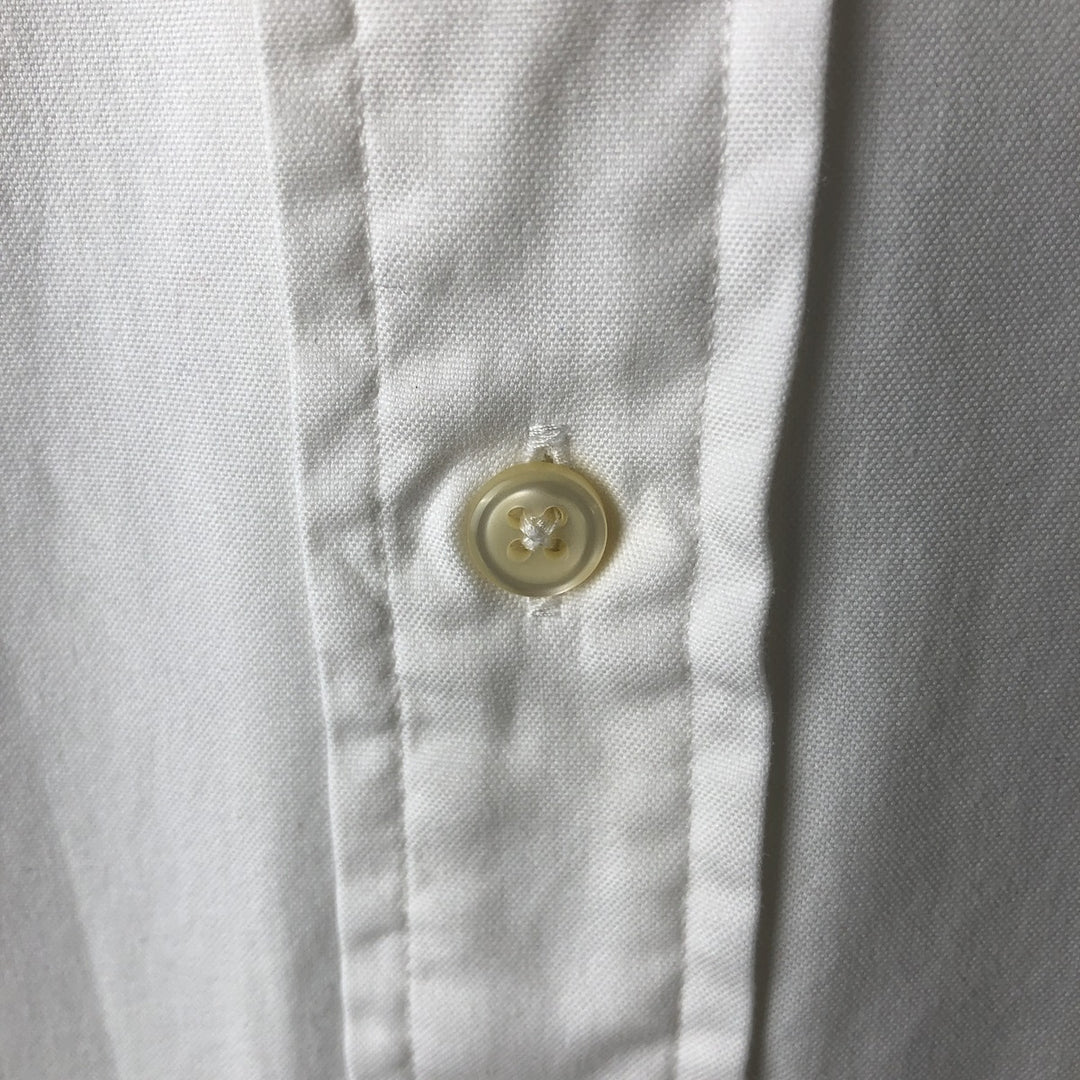 Ralph Lauren Classic Fit Long Sleeve Button Down Shirt Men's M cotton white type Vintage Second Hand