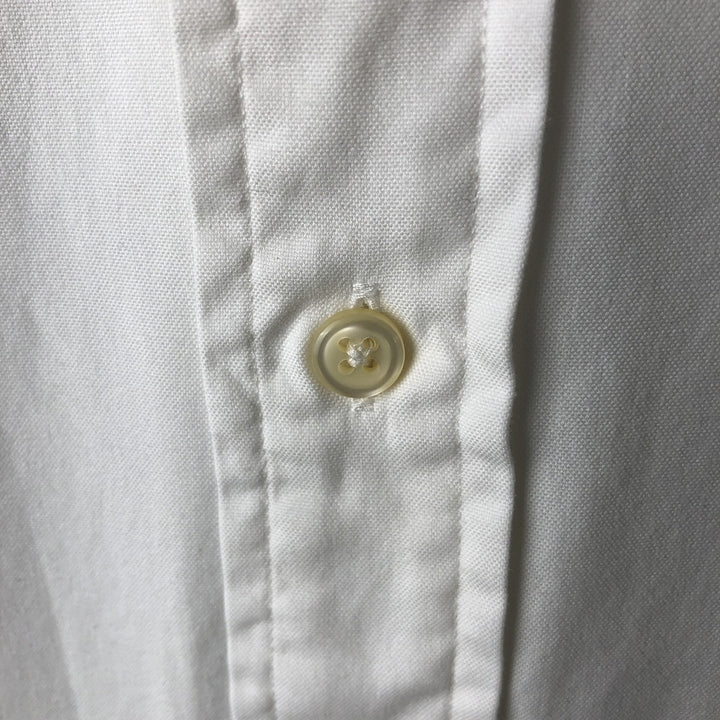 Ralph Lauren Classic Fit Long Sleeve Button Down Shirt Men's M cotton white type Vintage Second Hand