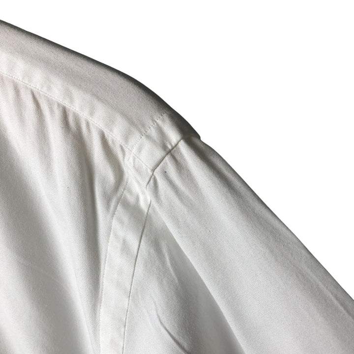 Ralph Lauren Classic Fit Long Sleeve Button Down Shirt Men's M cotton white type Vintage Second Hand