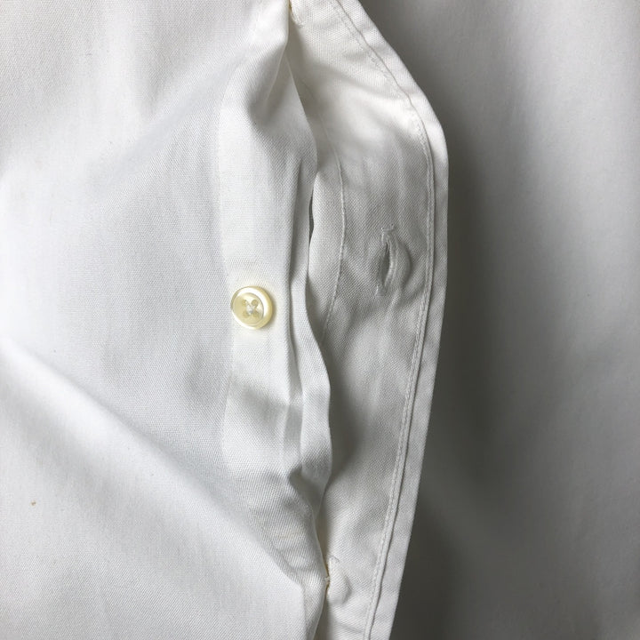 Ralph Lauren Classic Fit Long Sleeve Button Down Shirt Men's M cotton white type Vintage Second Hand