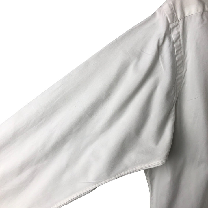 Ralph Lauren Classic Fit Long Sleeve Button Down Shirt Men's M cotton white type Vintage Second Hand