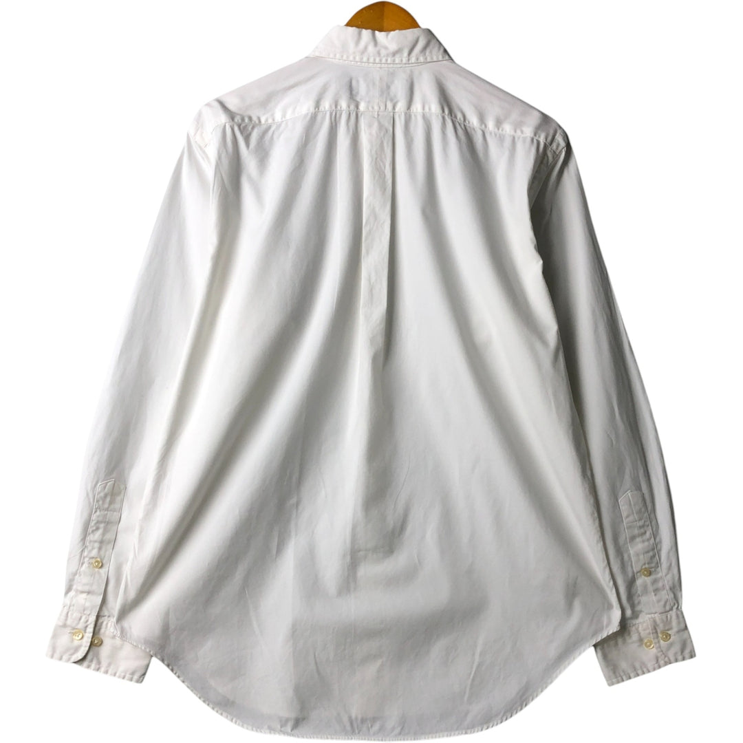 Ralph Lauren Classic Fit Long Sleeve Button Down Shirt, Men's Size L cotton white type Vintage Second Hand