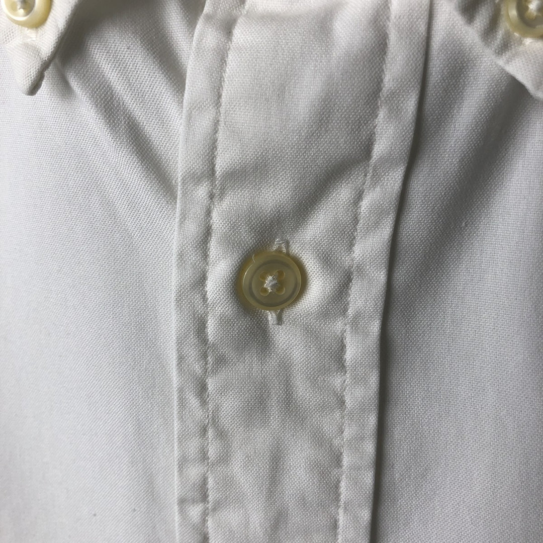 Ralph Lauren Classic Fit Long Sleeve Button Down Shirt, Men's Size L cotton white type Vintage Second Hand