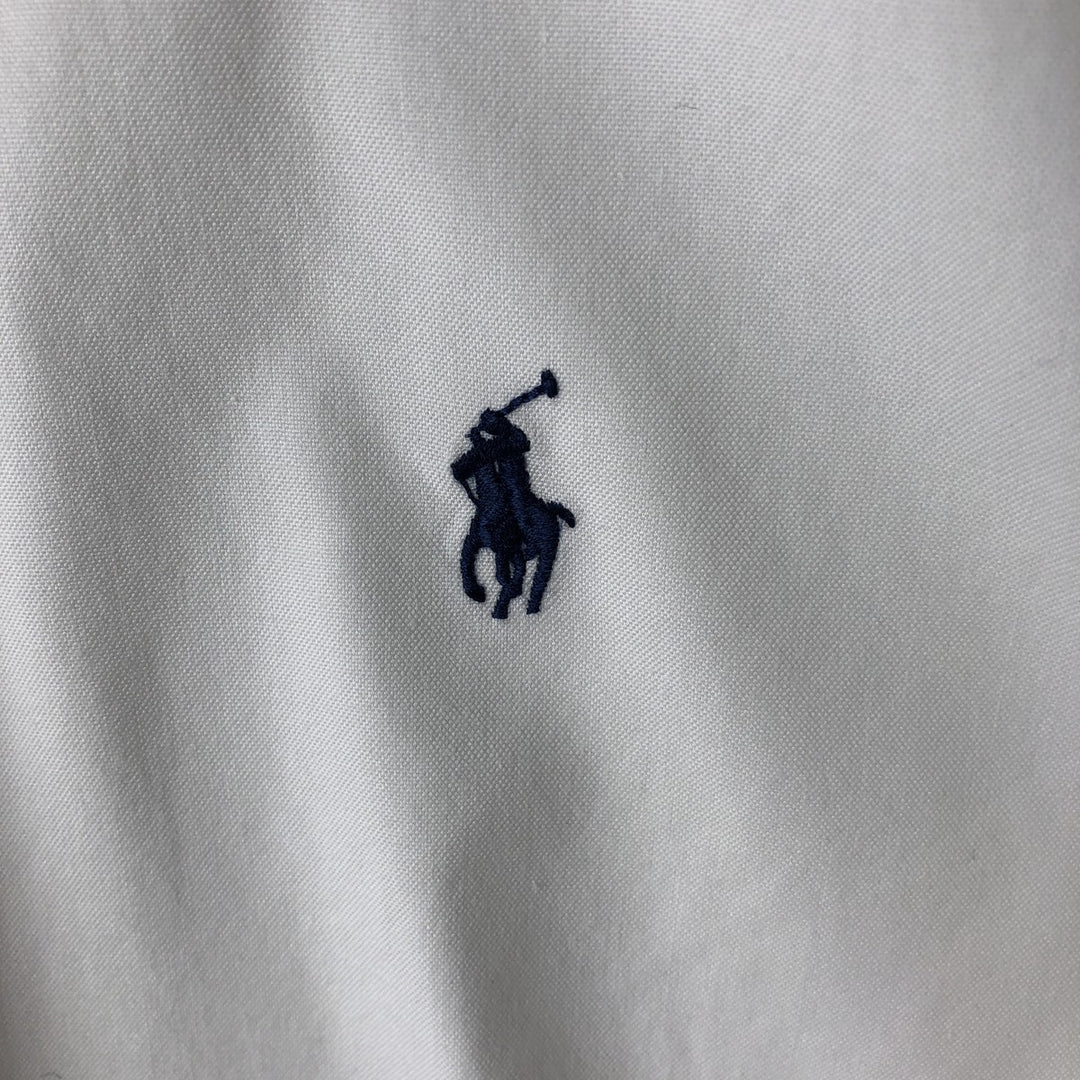 Ralph Lauren Classic Fit Long Sleeve Button Down Shirt, Men's Size L cotton white type Vintage Second Hand
