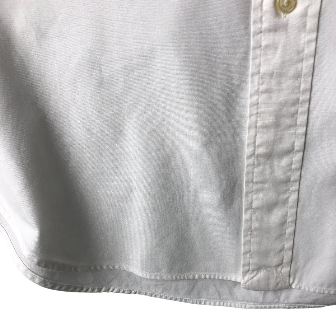 Ralph Lauren Classic Fit Long Sleeve Button Down Shirt, Men's Size L cotton white type Vintage Second Hand