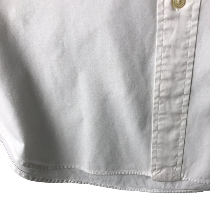Ralph Lauren Classic Fit Long Sleeve Button Down Shirt, Men's Size L cotton white type Vintage Second Hand