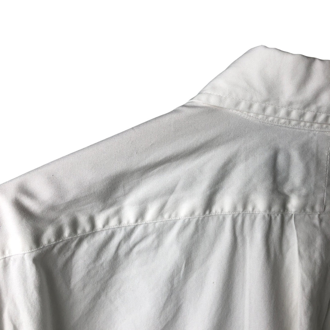 Ralph Lauren Classic Fit Long Sleeve Button Down Shirt, Men's Size L cotton white type Vintage Second Hand