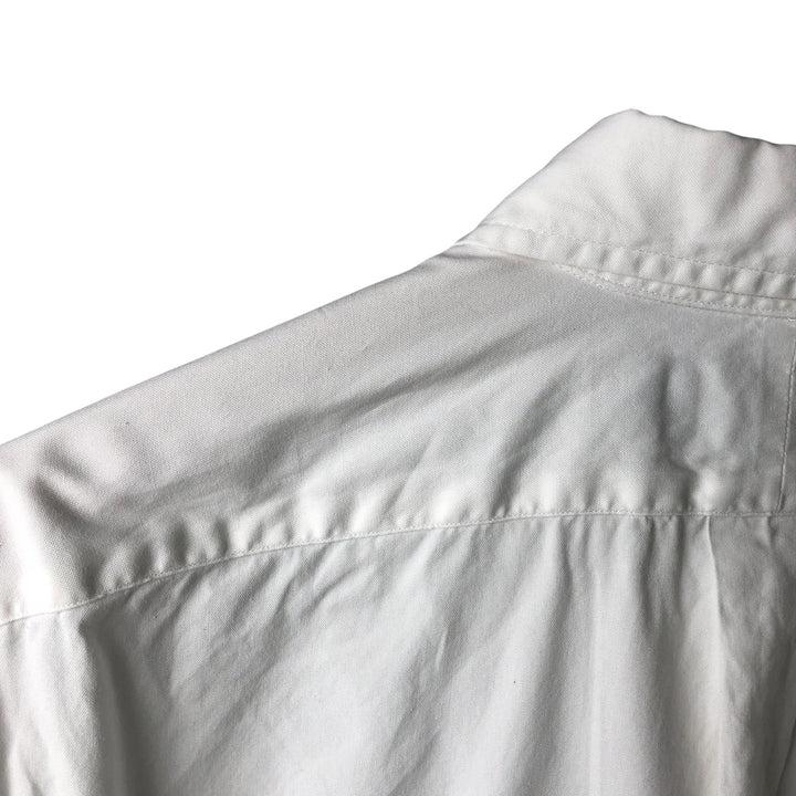 Ralph Lauren Classic Fit Long Sleeve Button Down Shirt, Men's Size L cotton white type Vintage Second Hand