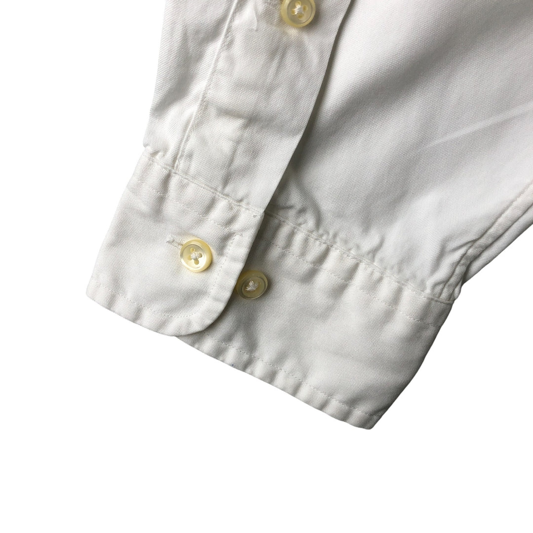 Ralph Lauren Classic Fit Long Sleeve Button Down Shirt, Men's Size L cotton white type Vintage Second Hand