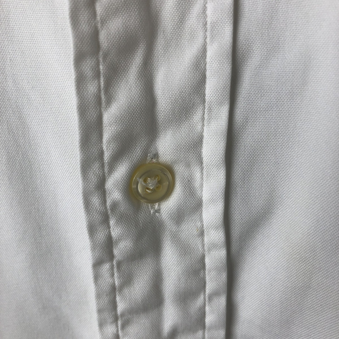 Ralph Lauren Classic Fit Long Sleeve Button Down Shirt, Men's Size L cotton white type Vintage Second Hand