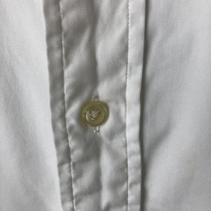 Ralph Lauren Classic Fit Long Sleeve Button Down Shirt, Men's Size L cotton white type Vintage Second Hand