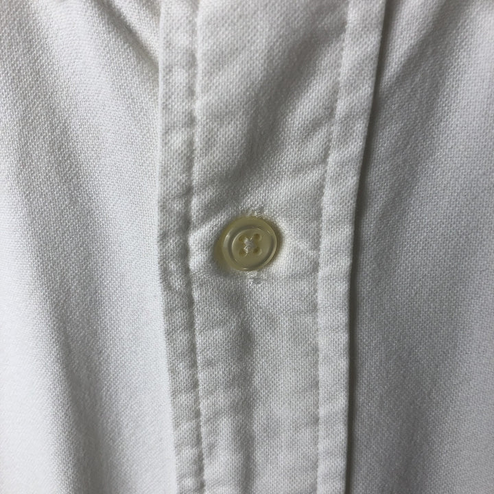 Ralph Lauren BLAKE long sleeve button down shirt, men's size L cotton white type Vintage Second Hand