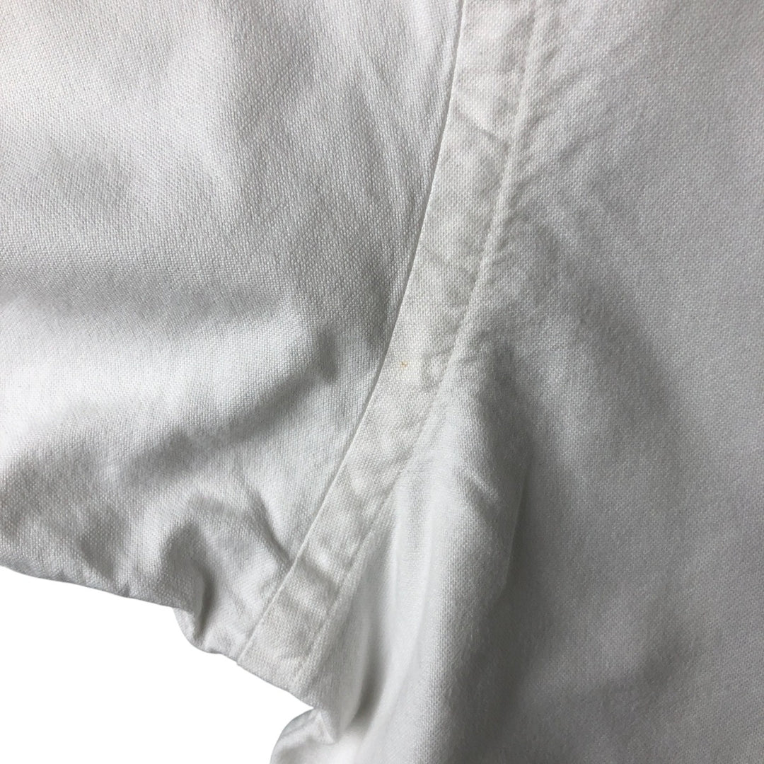 Ralph Lauren BLAKE long sleeve button down shirt, men's size L cotton white type Vintage Second Hand