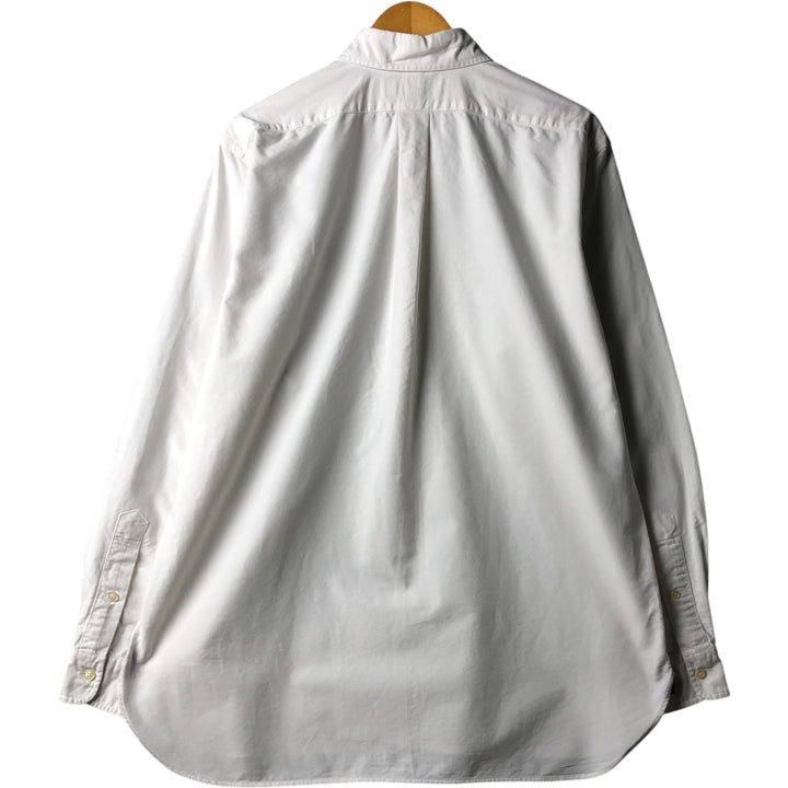 Ralph Lauren Classic Fit Long Sleeve Button Down Shirt, Men's Size L cotton white type Vintage Second Hand