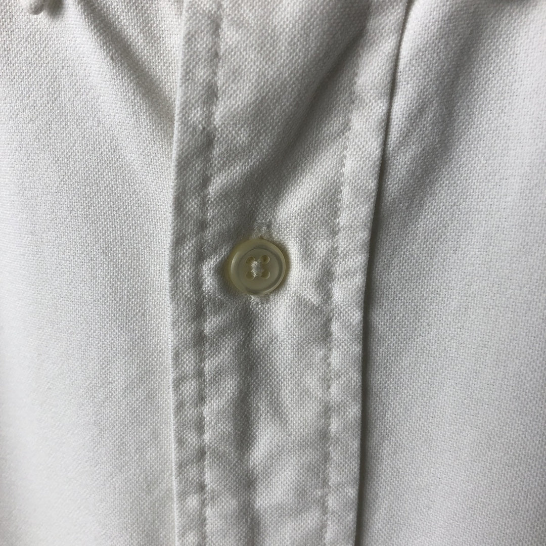 Ralph Lauren Classic Fit Long Sleeve Button Down Shirt, Men's Size L cotton white type Vintage Second Hand