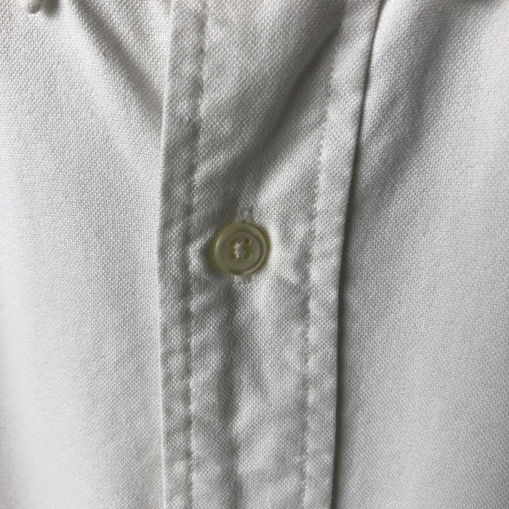 Ralph Lauren Classic Fit Long Sleeve Button Down Shirt, Men's Size L cotton white type Vintage Second Hand