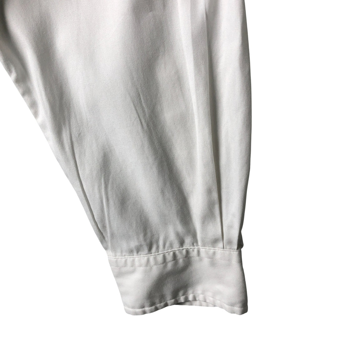 Ralph Lauren Classic Fit Long Sleeve Button Down Shirt, Men's Size L cotton white type Vintage Second Hand