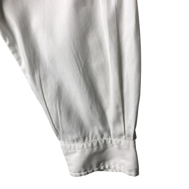 Ralph Lauren Classic Fit Long Sleeve Button Down Shirt, Men's Size L cotton white type Vintage Second Hand
