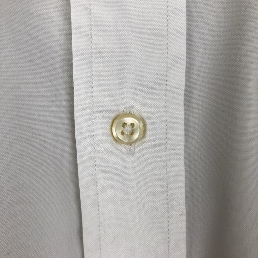 Ralph Lauren Classic Fit Long Sleeve Button Down Shirt, Men's Size L cotton white type Vintage Second Hand