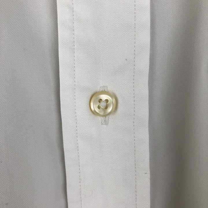 Ralph Lauren Classic Fit Long Sleeve Button Down Shirt, Men's Size L cotton white type Vintage Second Hand