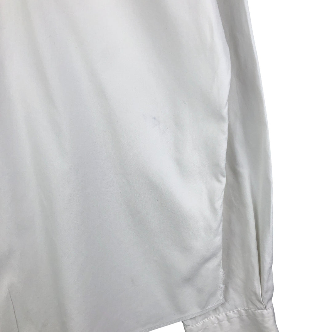 Ralph Lauren Classic Fit Long Sleeve Button Down Shirt, Men's Size L cotton white type Vintage Second Hand