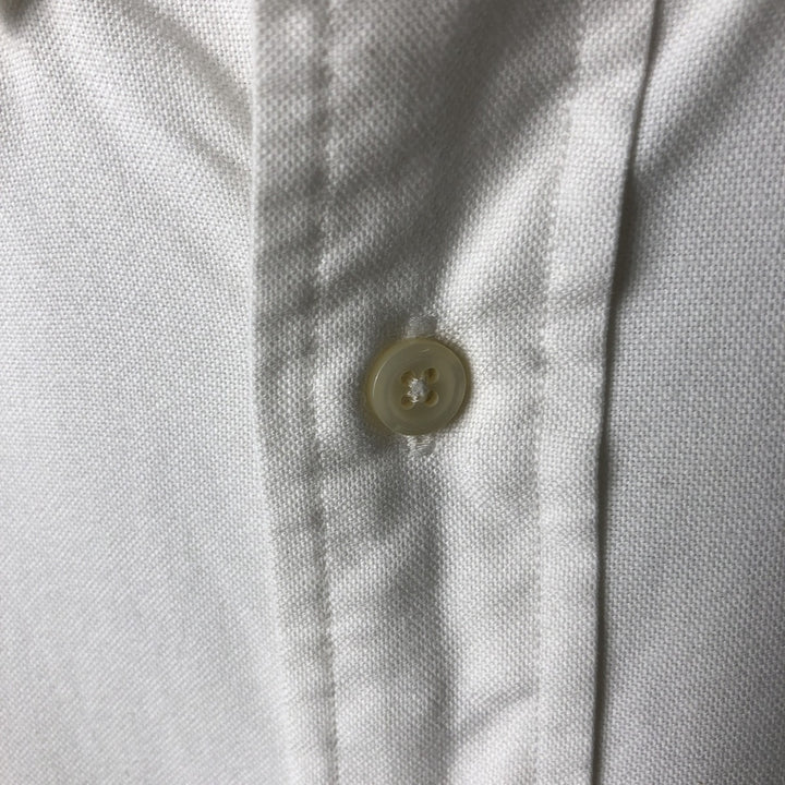Ralph Lauren long sleeve button down shirt, men's size L cotton white type Vintage Second Hand