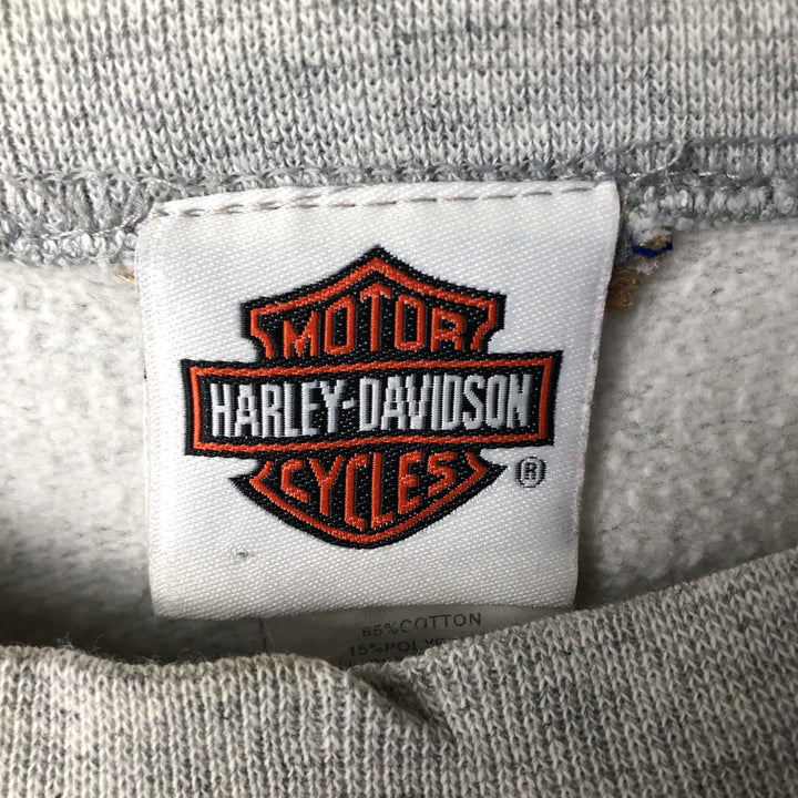 2000'S Harley-Davidson Advertising Sweatshirt, Men's XL cotton gray type Vintage Second Hand