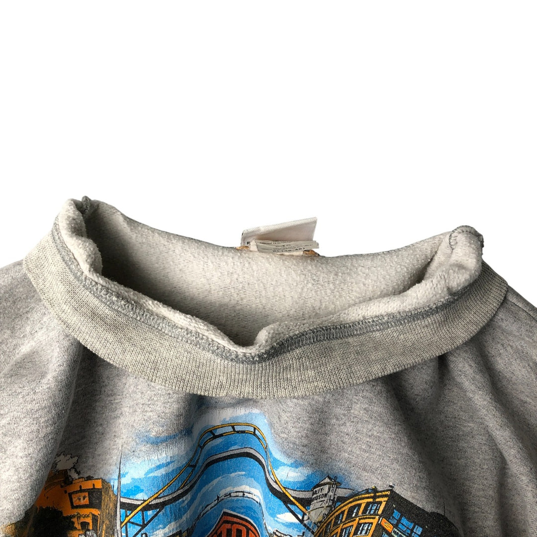 2000'S Harley-Davidson Advertising Sweatshirt, Men's XL cotton gray type Vintage Second Hand