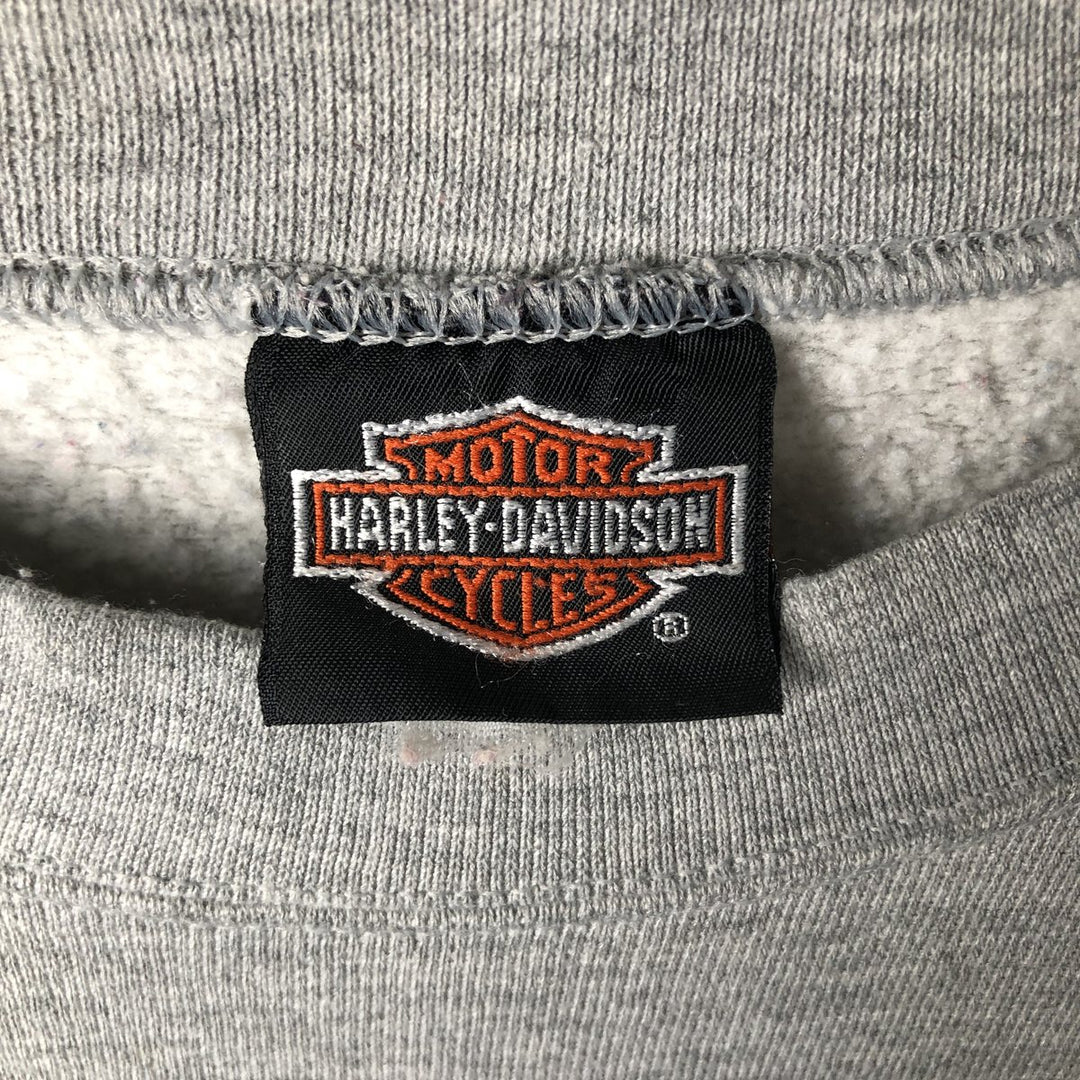 2000'S Harley-Davidson Advertising Sweatshirt, Men's XL unclear gray type Vintage Second Hand