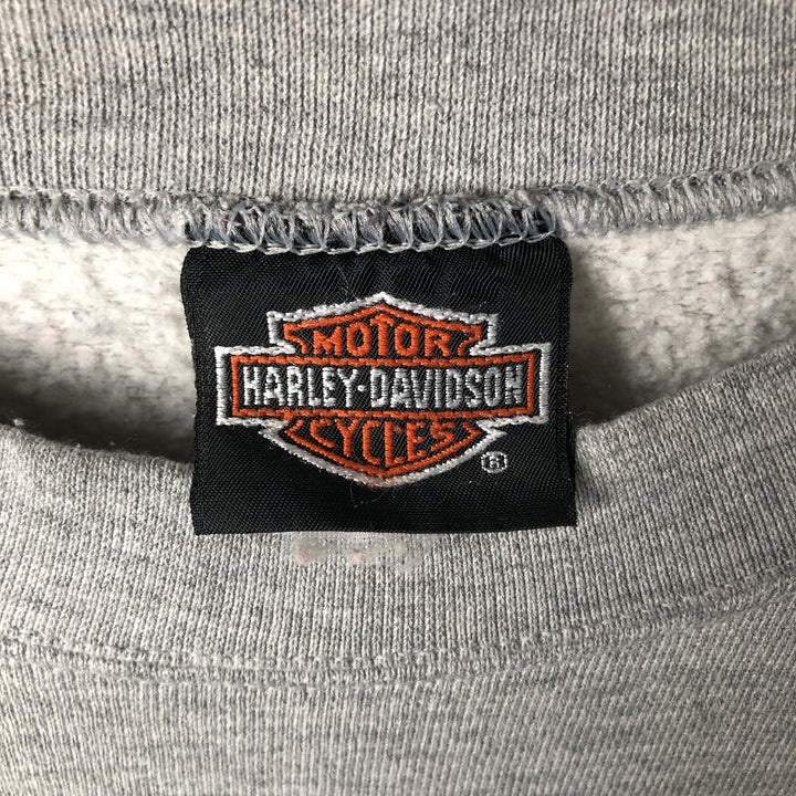 2000'S Harley-Davidson Advertising Sweatshirt, Men's XL unclear gray type Vintage Second Hand