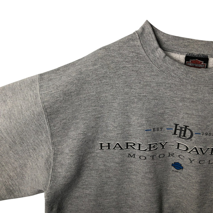 2000'S Harley-Davidson Advertising Sweatshirt, Men's XL unclear gray type Vintage Second Hand