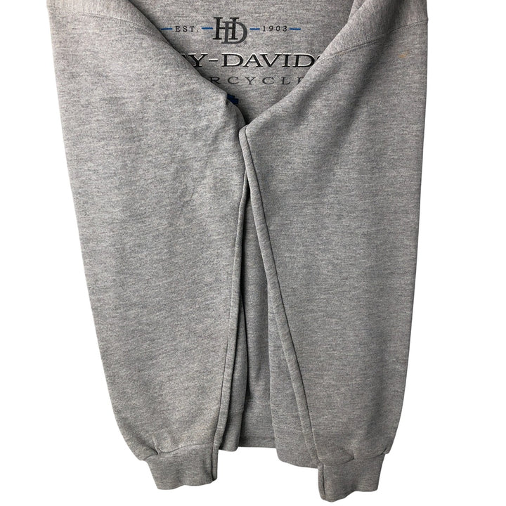 2000'S Harley-Davidson Advertising Sweatshirt, Men's XL unclear gray type Vintage Second Hand