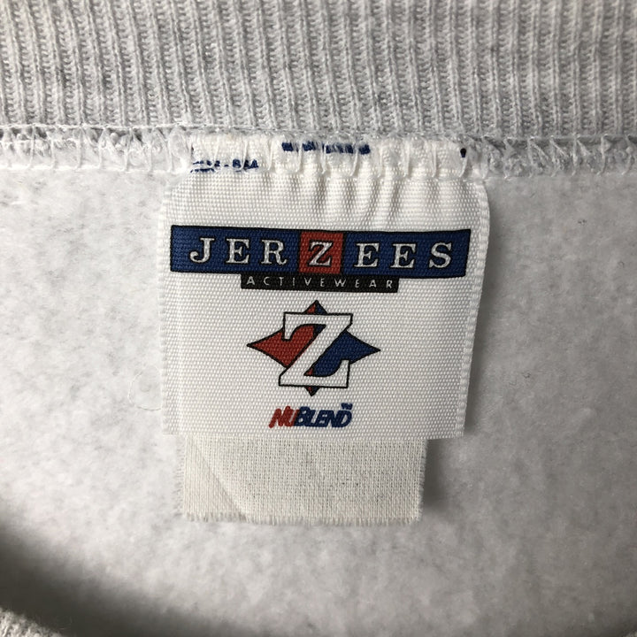 Vintage 90'S Jerzees WHIPPET dog print animal sweatshirt, size XL, men's unclear gray type Vintage Second Hand