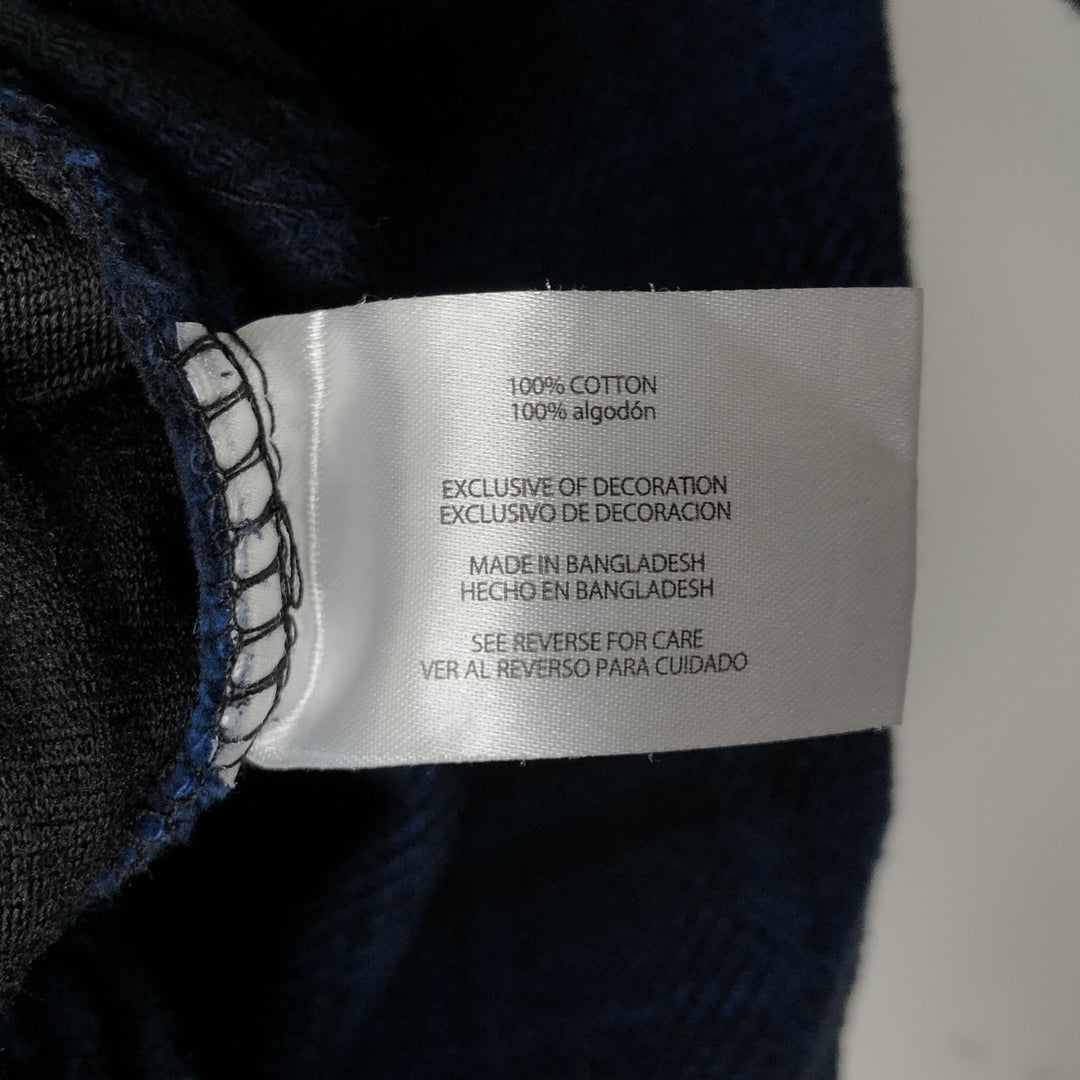 ORVIS Ombre Check Long Sleeve Flannel Check Shirt, Men's Size L cotton blue type Vintage Second Hand