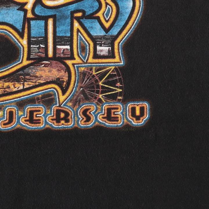 Harley-Davidson Eagle Pattern Motorcycle Bike T-shirt Made in USA Men's XXL cotton black type Vintage Second Hand