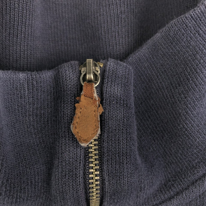 Ralph Lauren POLO by Ralph Lauren Half-Zip Sweatshirt, Men's XL cotton navy blue type Vintage Second Hand