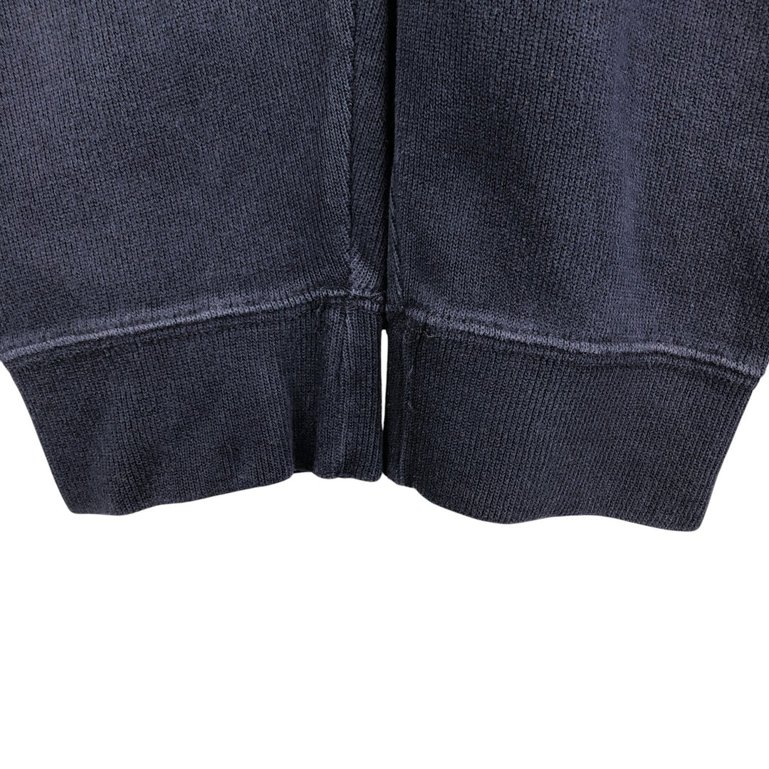 Ralph Lauren POLO by Ralph Lauren Half-Zip Sweatshirt, Men's XL cotton navy blue type Vintage Second Hand