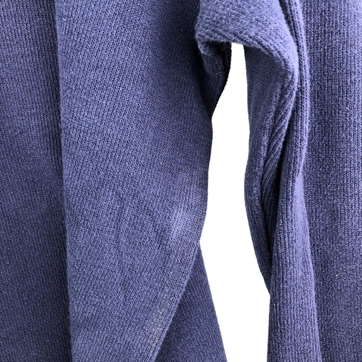 Ralph Lauren POLO by Ralph Lauren Half-Zip Sweatshirt, Men's Size L cotton navy blue type Vintage Second Hand