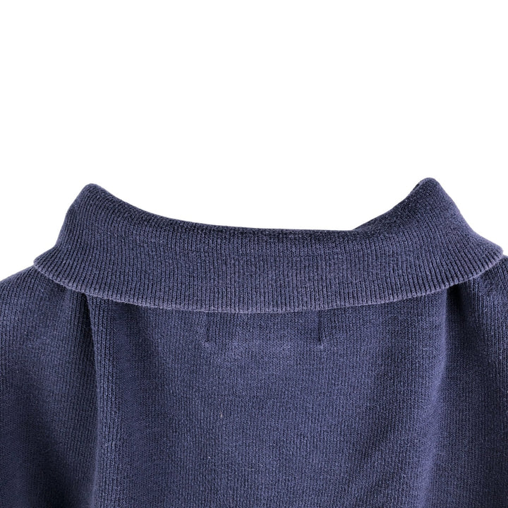 Ralph Lauren POLO by Ralph Lauren Half-Zip Sweatshirt, Men's Size L cotton navy blue type Vintage Second Hand